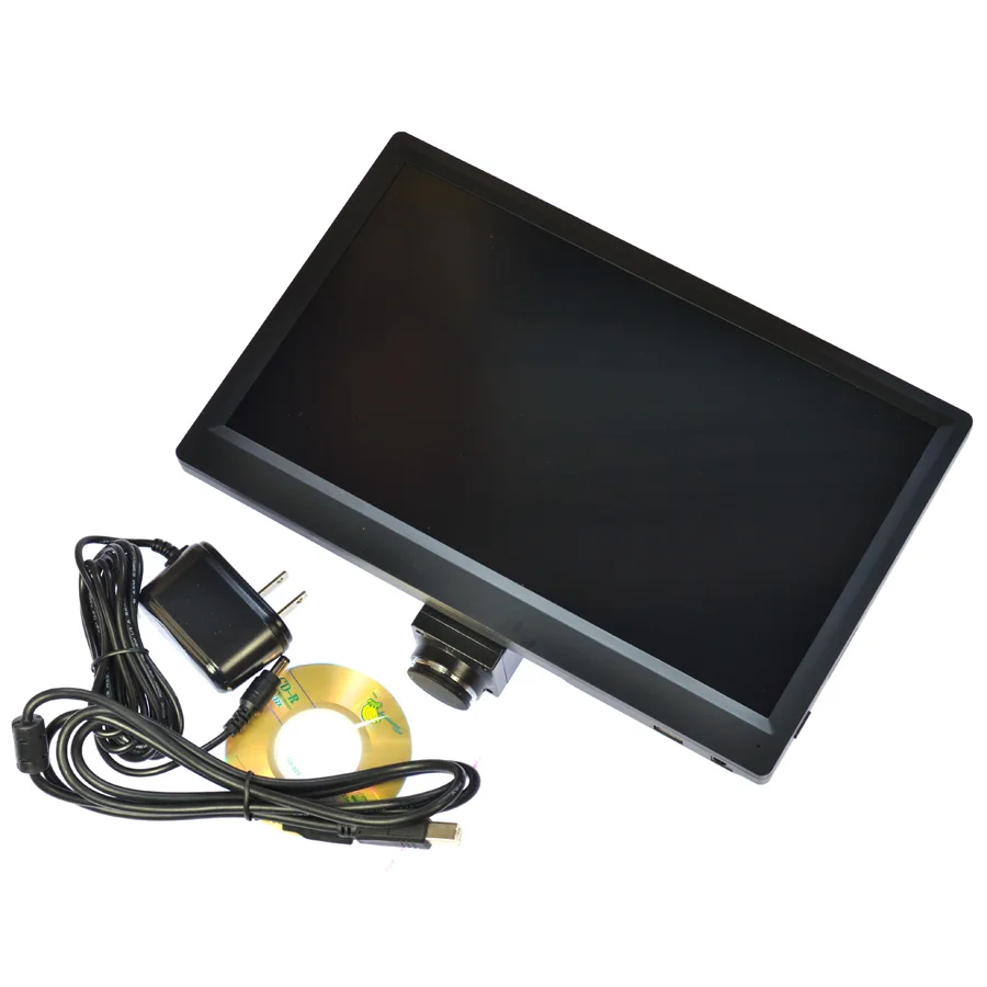 Цифровая промышленная микроскопическая камера USB 11 1 МП HD дюймов + настольная