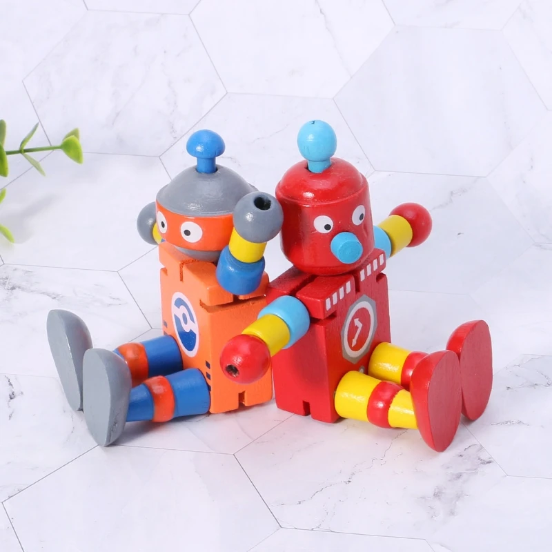 Новые 6 видов стилей детские фигурки милая модель игрушки милый деревянный