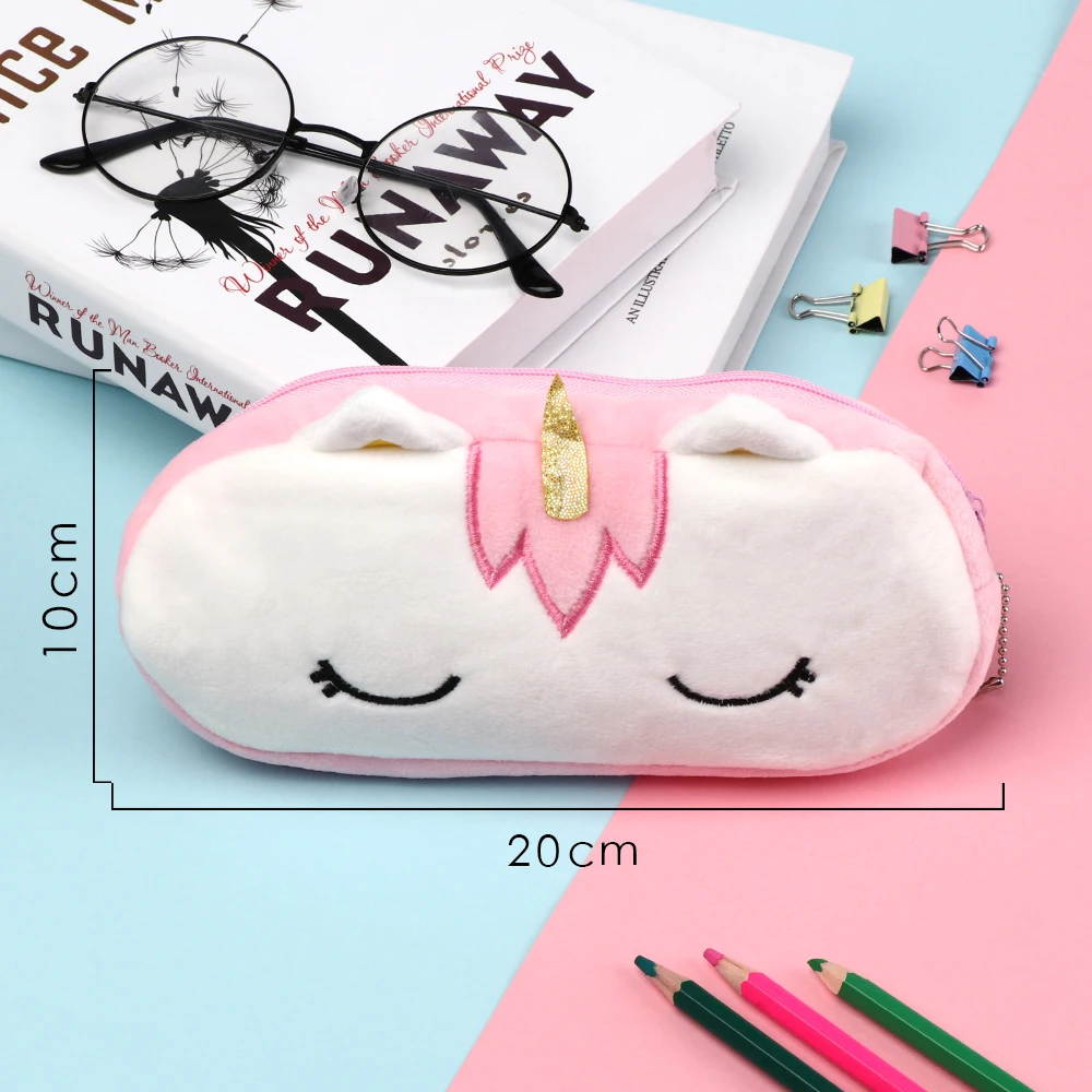 5 видов конструкций Kawaii 20 см сумка карандаш единорог плюшевый чехол цепочка для
