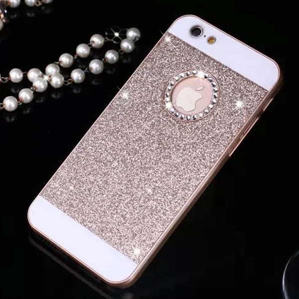 Золотой SRLEEKING для iphone 4/4S, модная блестящая раковина для пудры, чехол для телефона, роскошный сверкающий бриллиант, твердый корпус для iphone 4/4S - Цвет: Золотой