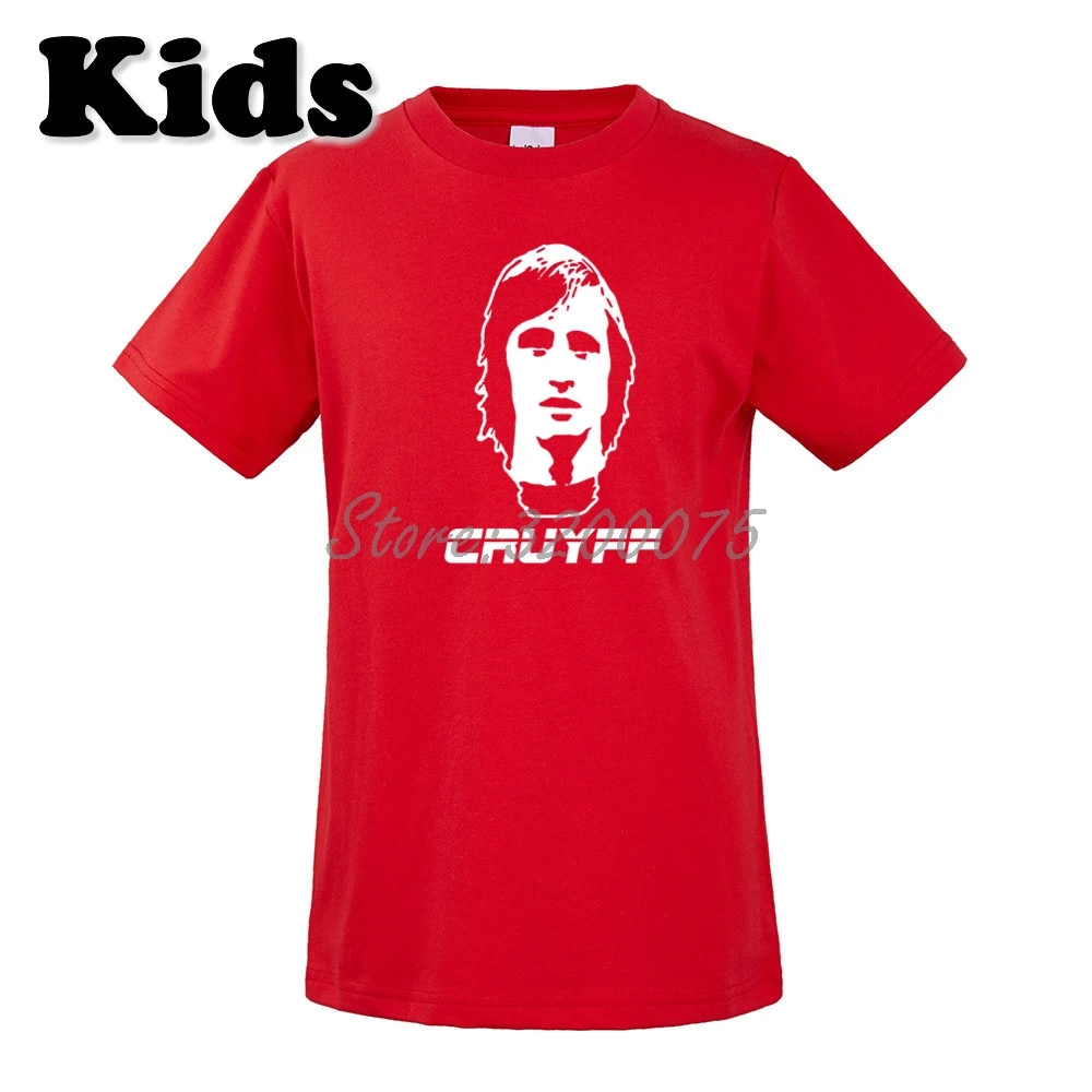 Детская футболка Нидерланды в стиле ретро JOHAN CRUYFF 14 Голландия Барселона Легенда