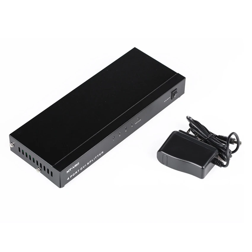 4 way 1080P DVI Video Splitter 1X4 Box Distribution 1 in out Multiple Display | Электроника