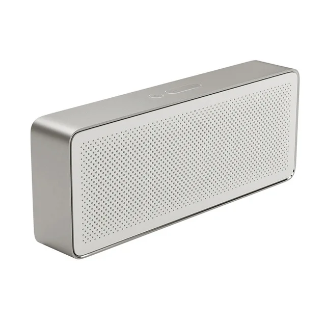 Speaker Xiaomi Mi Bluetooth динамик базовый 2 квадратных коробки 2 стерео портативный Bluetooth 4,2 Белый Высокое разрешение HD звук качество воспроизведения - Цвет: Speaker