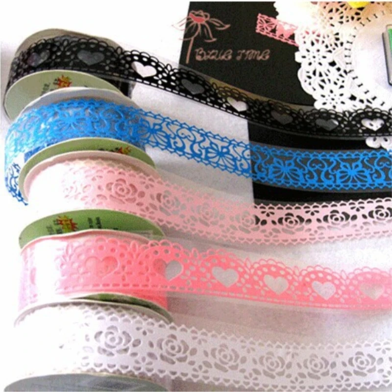 1 шт. стильная Маскировочная лента|washi tape set|tape setadhesive lace |