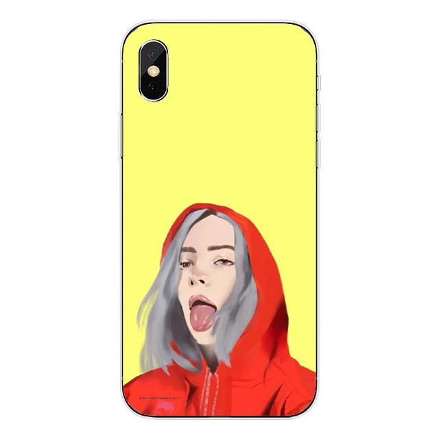 Прекрасный Billie Eilish Khalid Жесткий pc Пластиковый чехол для телефона чехол для iPhone 6 6S 7 8 Plus 5 5S SE X XS MAX XR силиконовый чехол - Цвет: Hard PC Billieeilish