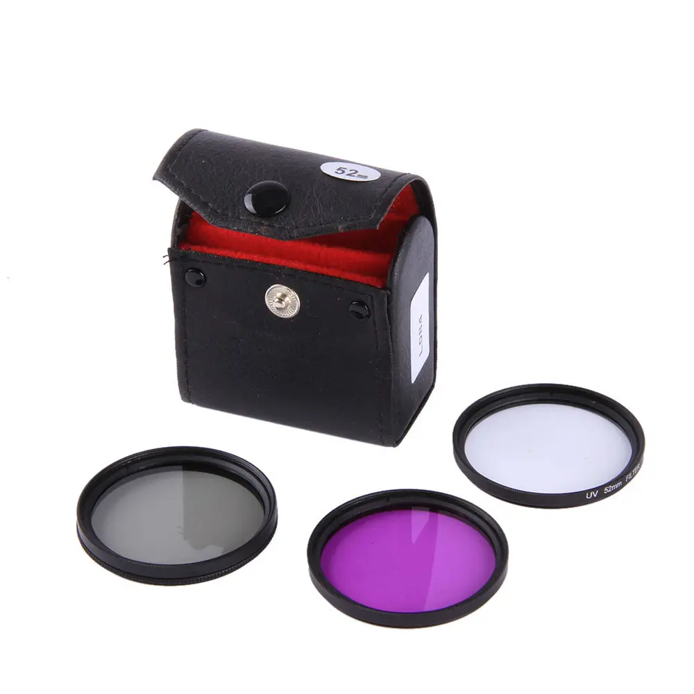 Комплект фильтров UV CPL FLD 52 мм + бленда и крышка объектива для Nikon D5500 D5200 D3300 18 55 мм|for