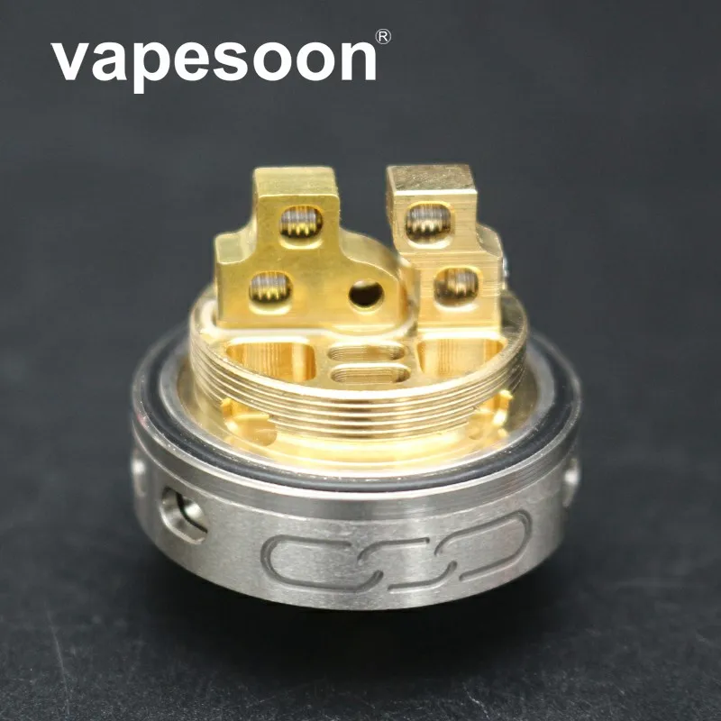 Vapesoon Manta RTA 24 мм 3,5 мл Ремонтопригодный резервуар распылитель с 5 мл Расширенный стеклянный Верхний наполнитель 810 PEI капельный наконечник регулируемый поток воздуха