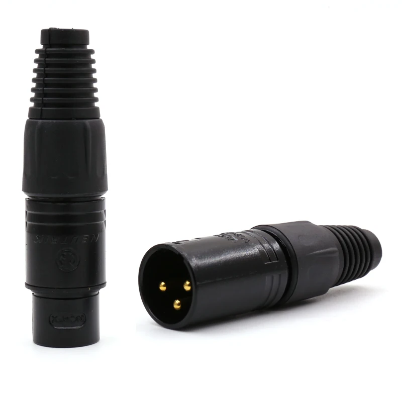 

4 шт., 3-полюсный Штекерный соединитель для аудиокабеля Neutrik XLR