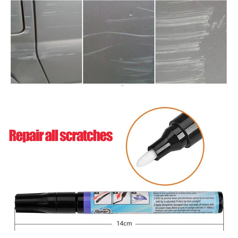 1 шт. Волшебная постоянная водостойкая работает на всех цветах Fix It Pro Clear Car Coat Scartch Cover Удалить Ремонт покраска ручка