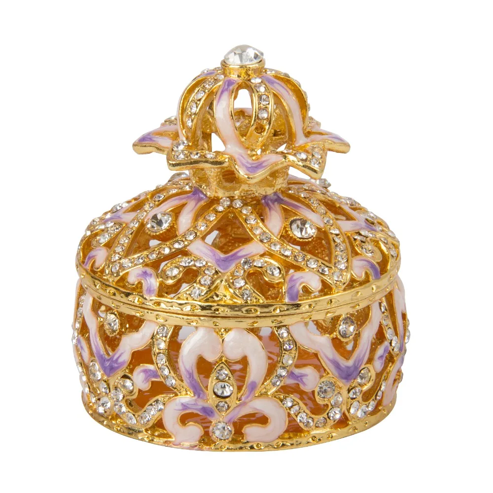 

FLETCHER Brand Exquisite Colorful Hollow for Trinket Jewelry Box