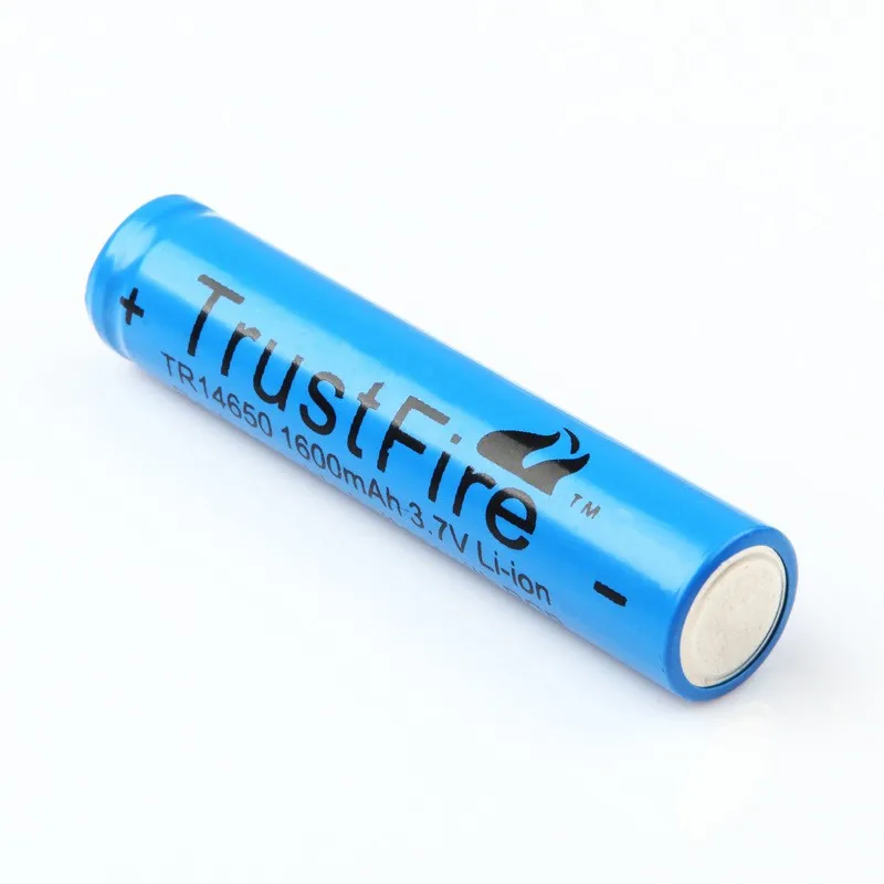 2 шт./лот Trustfire 14650 3 7 V 1600mAh литий ионная аккумуляторная батарея для светодиодного