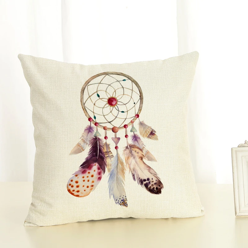 Новый домашний декор серия Ловец снов наволочка льняная Наволочка декоративная