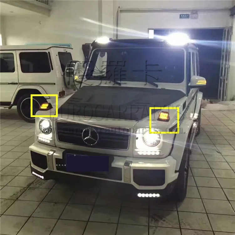 G class w463 светодиодный сигнальный фонарь для G class w463 G350 G400 G500 G55 G63 G65 передний светодиодный дневной ходовой фонарь