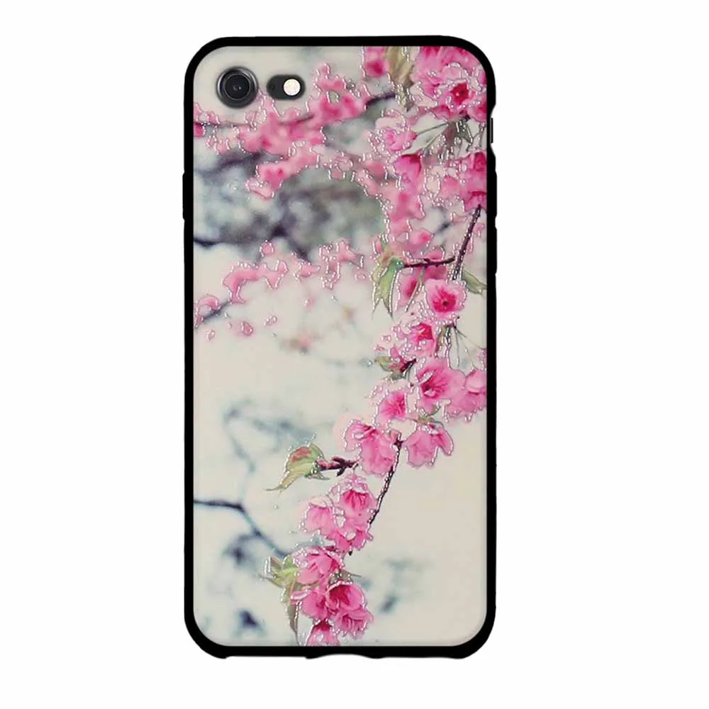 Мягкий чехол из ТПУ для Apple iphone 7 8 мультяшная Силиконовая задняя крышка 7/8 4