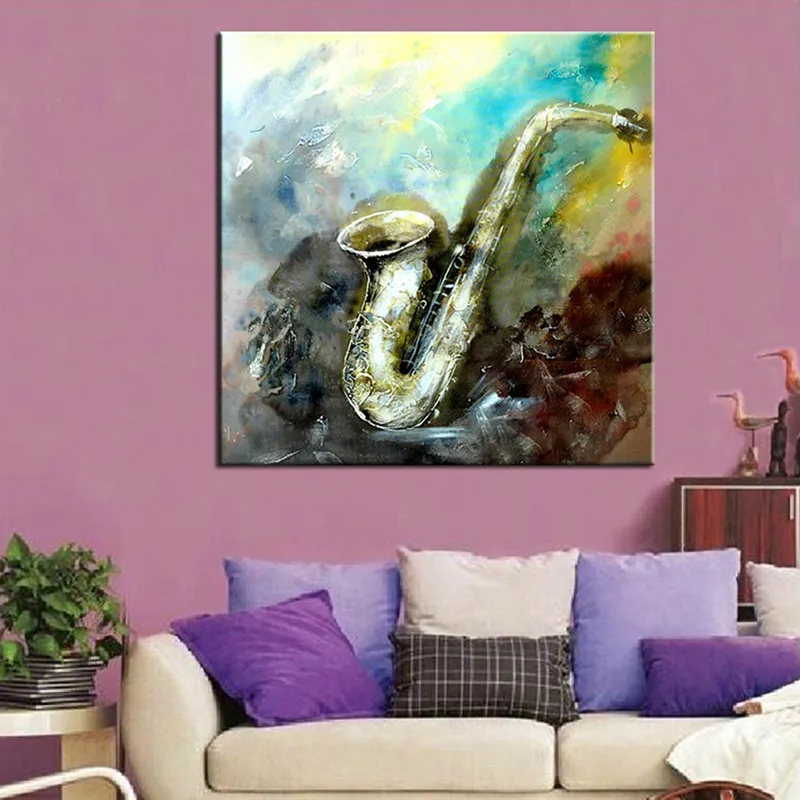 

100% HandPainted Abstract Modern classical Oil Painting On Canvas pipe Picture Wall Decoration For Dining Room Wall Decoration