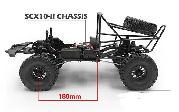Заднее ведро для гусеничного грузовика 4x4 Cherokee Axis 1/10 AX90047 AX90046 | Игрушки и хобби