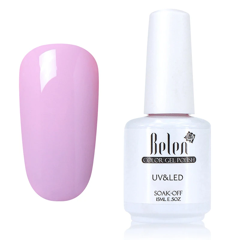 1532 Belen 15ML Gelpolish Semi Permanent Gel Nail Polish 3D Professional Glitter Soak Off UV LED Gel Lacquer Gel Varnish Lak - Цвет: 1532