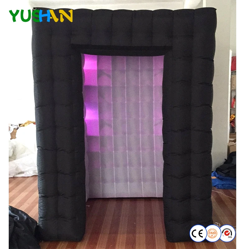 売却 小型 6ft かわいいインフレータブルフォトブースの背景ポータブルフォトブースグッドテント安いフォトブース背景カーテン販売のため