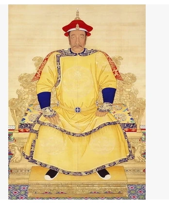 40*30 см бескаркасная Династия Цин 12 император kangxi qianlong yongzhen бумага для поделок в стиле ретро старая живопись