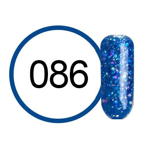 086 MSHARE Bling Блеск темно-синий черный серый телесный УФ Гель-лак для ногтей Vernis полуперманентный УФ-Гель-лак - Цвет: 086