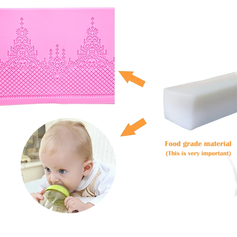 Сахар силиконовые кружевы плесени для торта аксессуар украшения Craft/Fondant