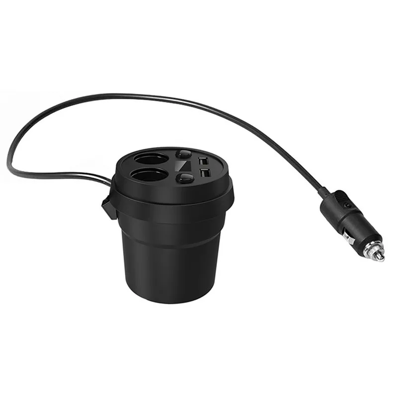 DC двойная розетка автомобильного прикуривателя адаптер питания зарядное