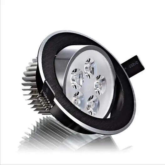 2 шт./лот 15 Вт светодиодный потолочный светильник с черной рамой встроенный для