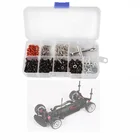 Очень практичный специальный ремонтный инструмент и коробка с винтами для 110 HSP RC автомобиля включает в себя 270 шестигранный ключ, бесплатная доставка