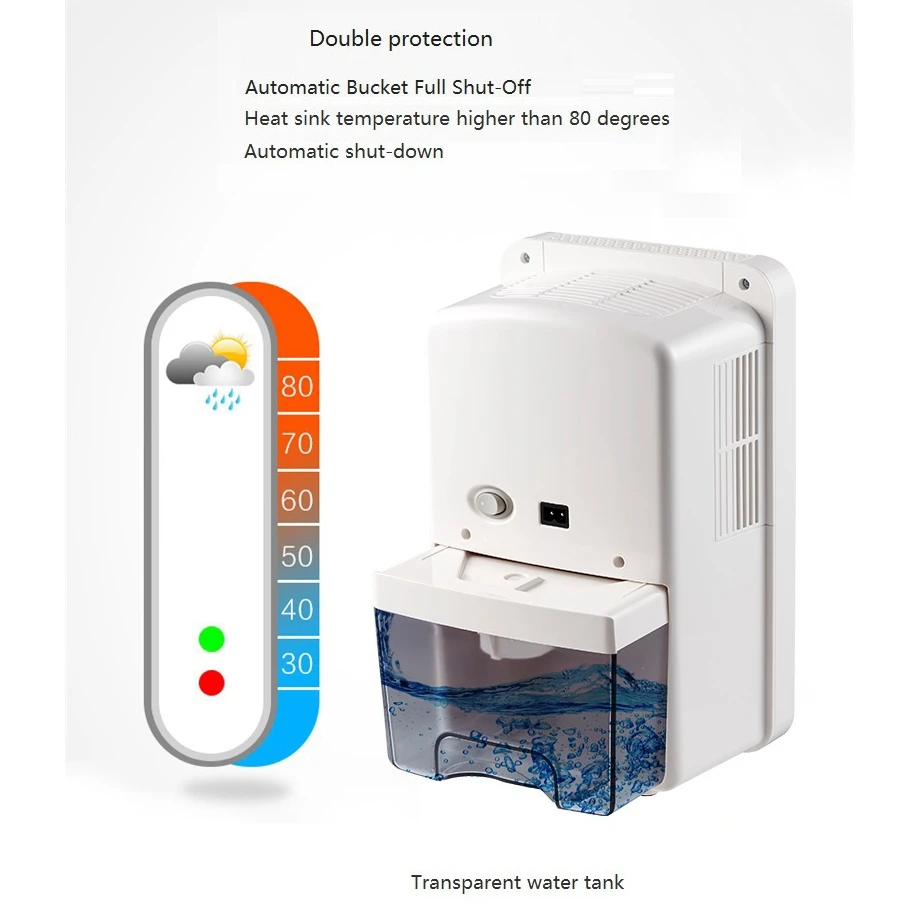 DMWD 1.5L Smart мини-осушитель влаги абсорбент осушитель воздуха поглотитель влаги влагопоглотитель одежда Сушилки для дома светодиодный Дисплей