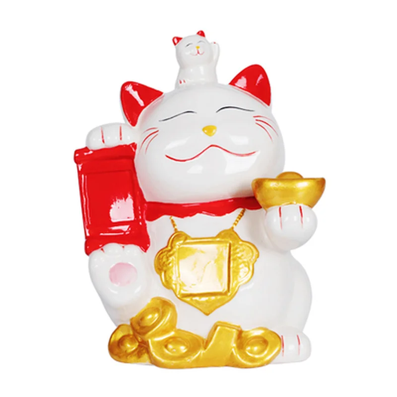 Новинка, Lucky Cat, керамические украшения, большие, богатые, керамические, японская копилка, магазин, двухмерный код, открываются, творческие подарки