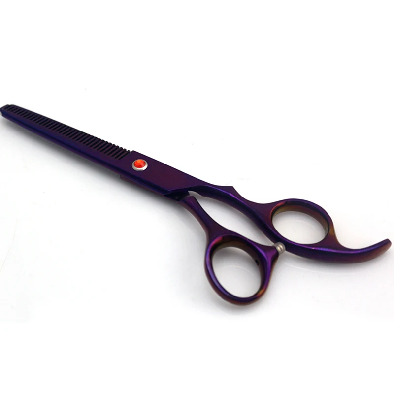 Профессиональные ножницы фиолетовый 7 дюймов собака набор ножниц для груминга