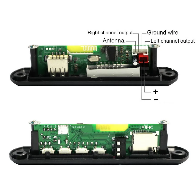TOSPRA MP3 плеер со слотом для sd-карты/USB/FM 5 в 12 В аудио модуль пульт дистанционного