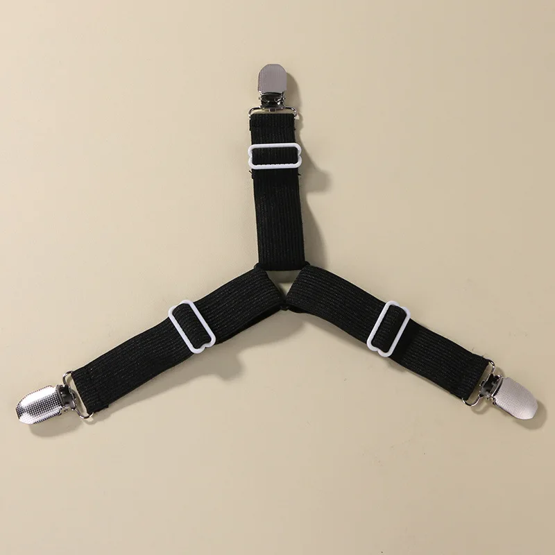 4 Pcs Adjustable Bed Sheet Mattress Holder Fastener Grippers Clips Suspender Straps For Drop Shipping | Дом и сад