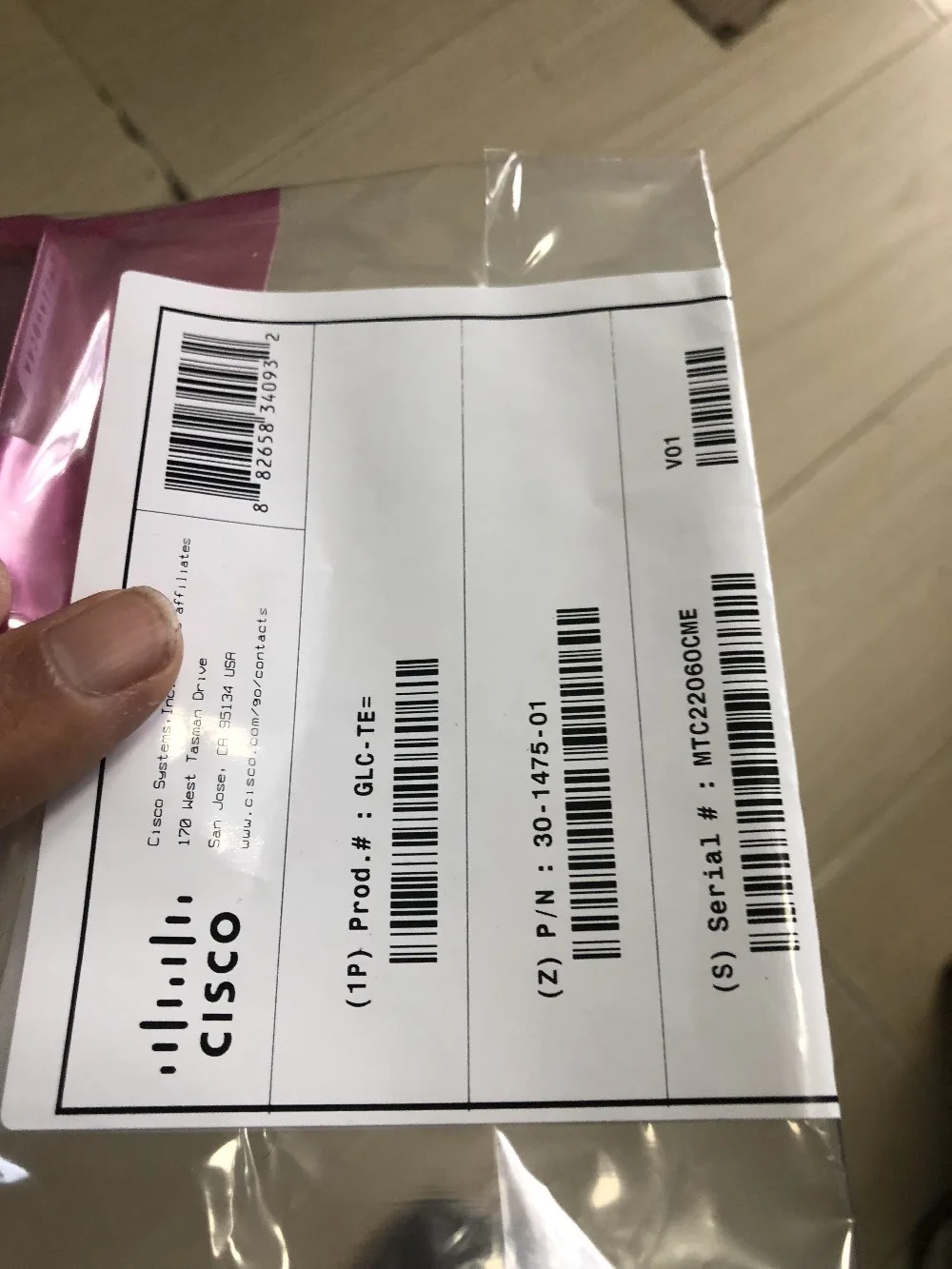 GLC TE 1000BASE T SFP модуль приемопередатчика Новый (запечатанный) оптовая