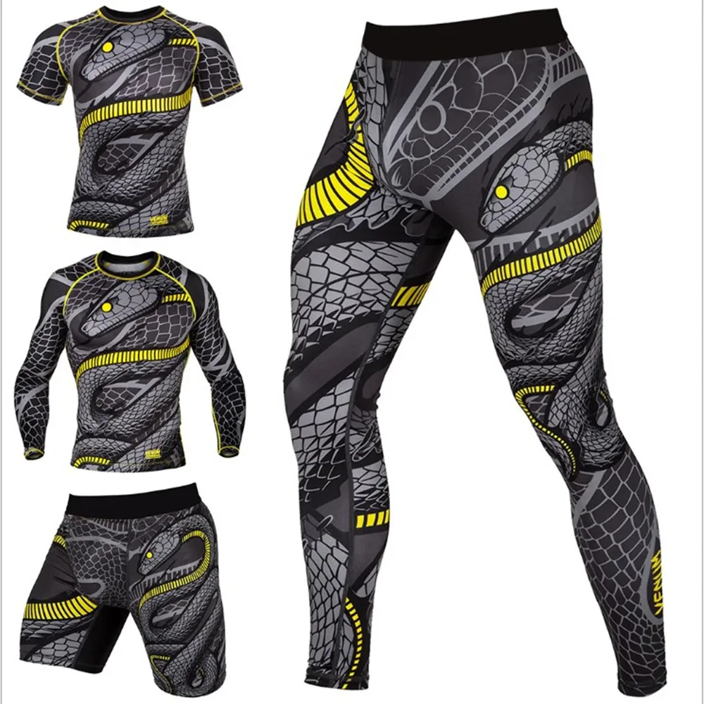 Bjj GI Mma змея кикбоксинг шорты футболка длинные штаны Рашгард ММА боксе рубашки