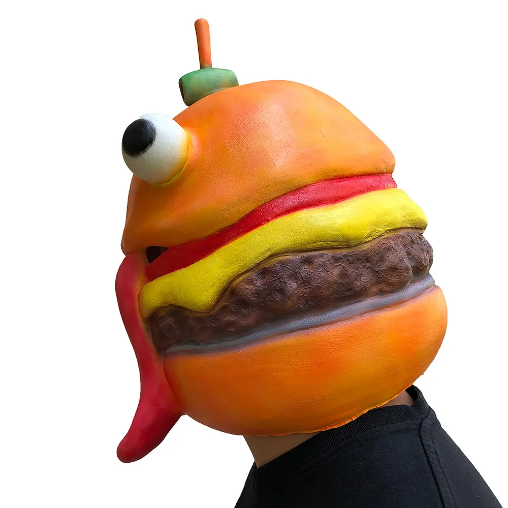 Маскарадная маска на Хэллоуин Дурр бургер плавления лица латексный костюм