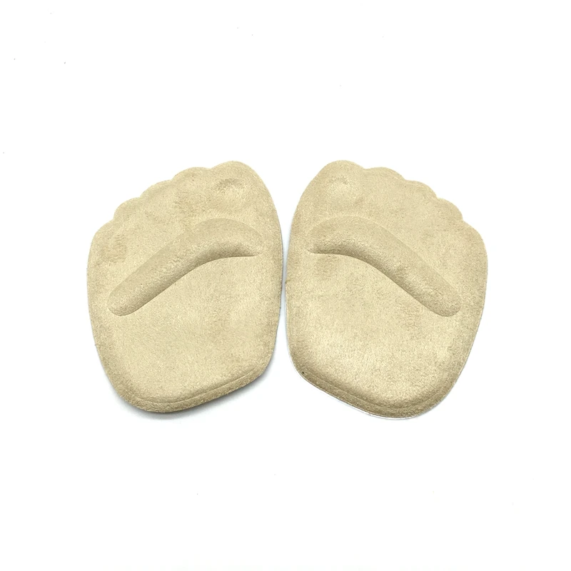 Силиконовые стельки для передней части стопы замшевые противоскользящие
