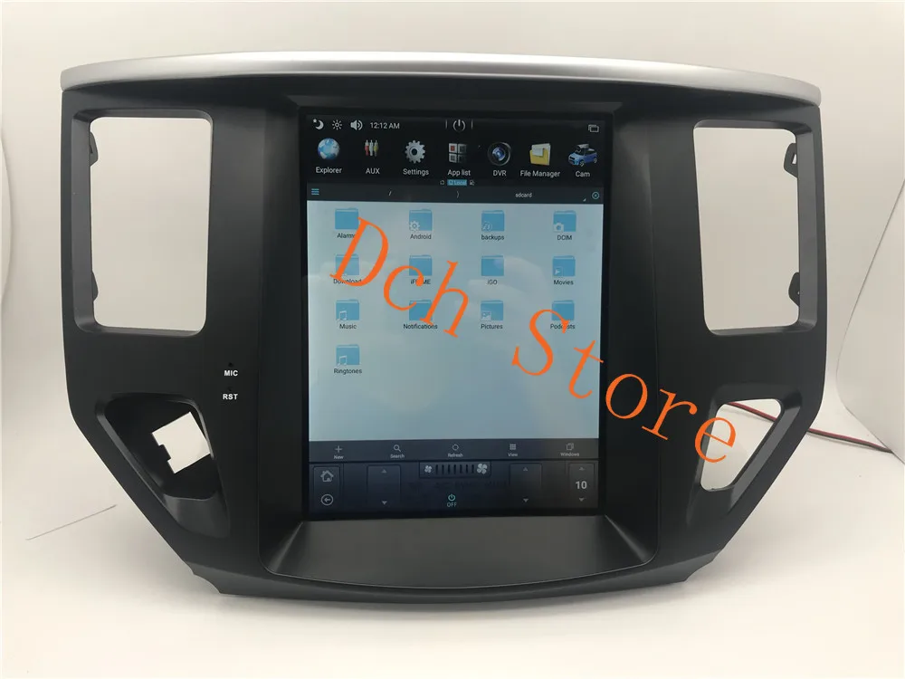 10,4 дюймов вертикальный tesla стиль Android 8,1 автомобильный dvd-плеер gps навигация для NISSAN Pathfinder 2013- стерео ips Авто PX6 CARPLA