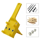 Зажим для дюбеля, быстросъемный ручной кондуктор из АБС-пластика, диаметр 6810 мм, для работ по дереву