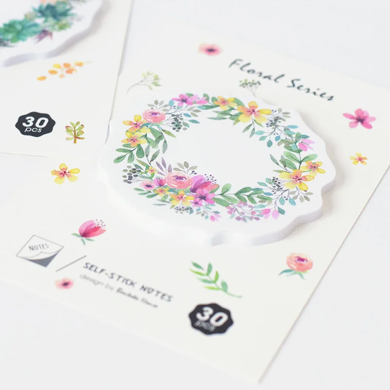 Модная красивая гирлянда самоклеющаяся блокнот липкая закладка для заметок