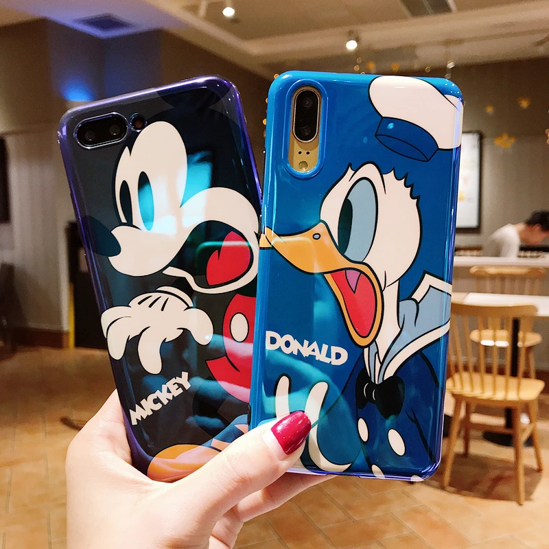 Для huawei P20 Мультфильм Дональд чехол милый Микки Мягкая задняя крышка телефона для