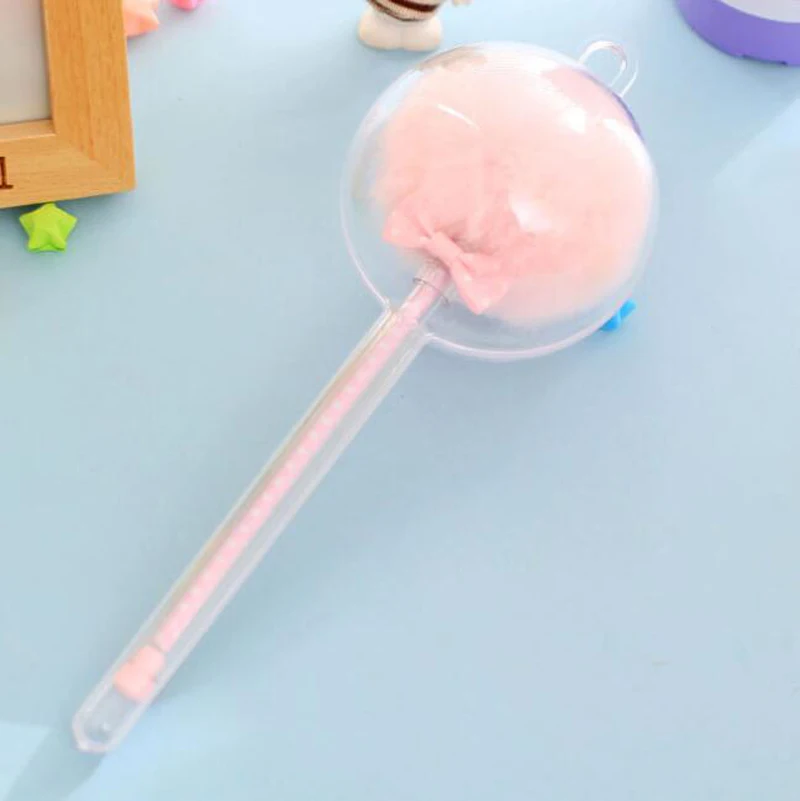 1 шт. разноцветный Пушистый Плюшевый шар в розничной упаковке|Гелевые ручки| |