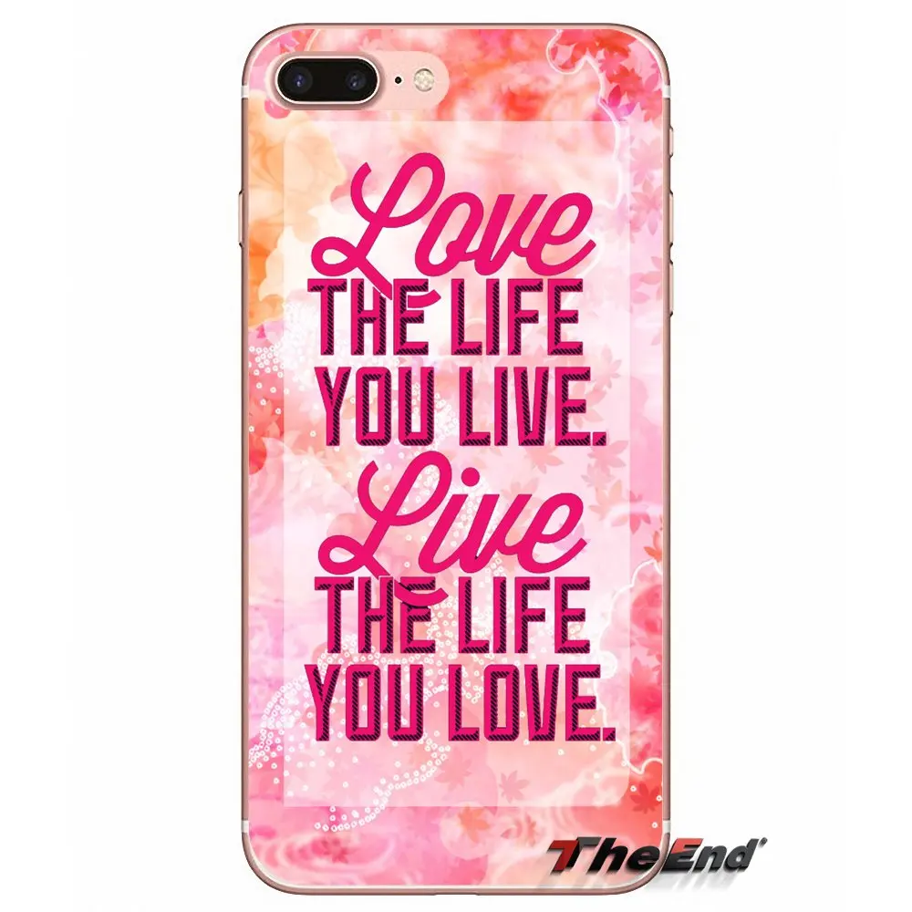 For iPhone X 4 4S 5 5S 5C SE 6 6S 7 8 Plus Samsung Galaxy J1 J3 J5 J7 A3 A5 2016 2017 Ocean Live the Life You Love Soft Case | Мобильные