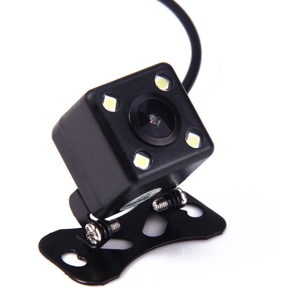 Rectangle Car Rear View Camera IP67 4 LED Night Vision Waterproof Wide Parking Assistance Cam Universal | Автомобили и мотоциклы