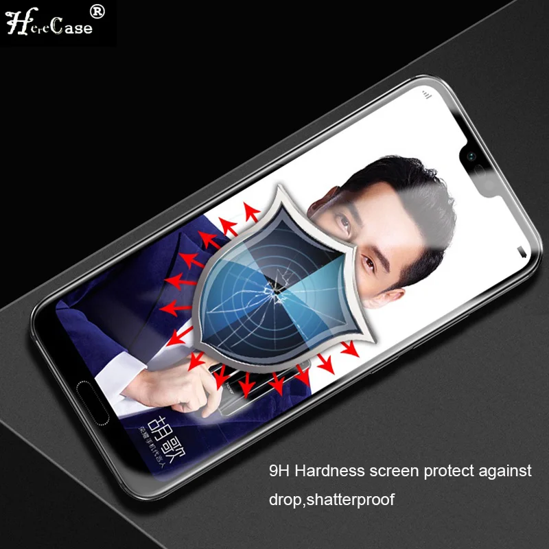 Защитное стекло для Honor 9 8 10 Lite V20 закаленное Huawei 8X Max Note 8C 7A 7X|Защитные стёкла и