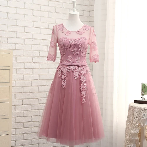 Cameo Brown Medium Халат de soiree шампанское на шнуровке линии с аппликациями Длинные элегантные вечерние платье Вечернее vestido de festa Выходные туфли на выпускной бал платья - Цвет: Cameo Brown Medium