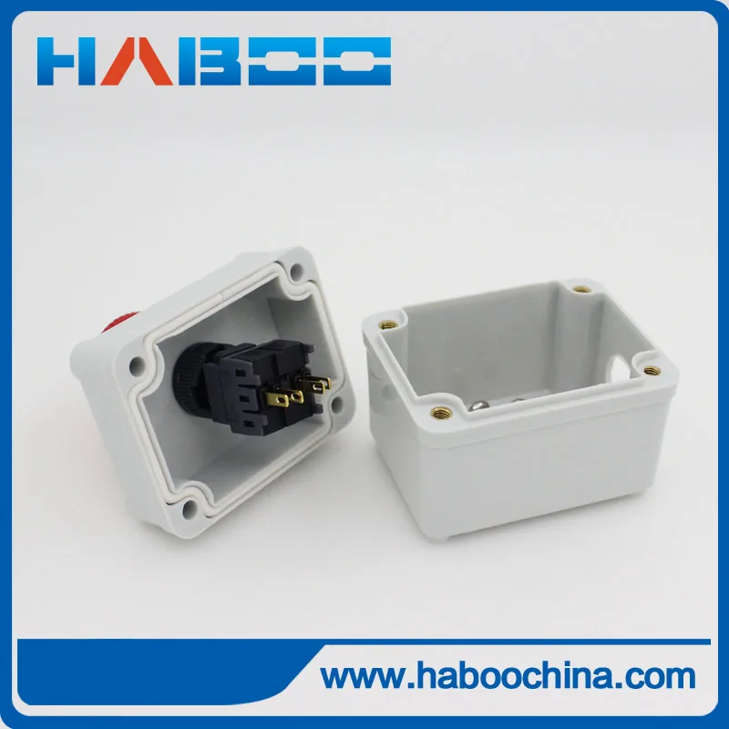1 шт. упаковка HABOO A16 F1R1 аварийный выключатель 1NO + 1NC с коробкой dia.16 мм 5A 250 В|switch