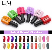 ibdgel 40pcs nail gel polish for nail art gel lacquer gel varnish 79colors