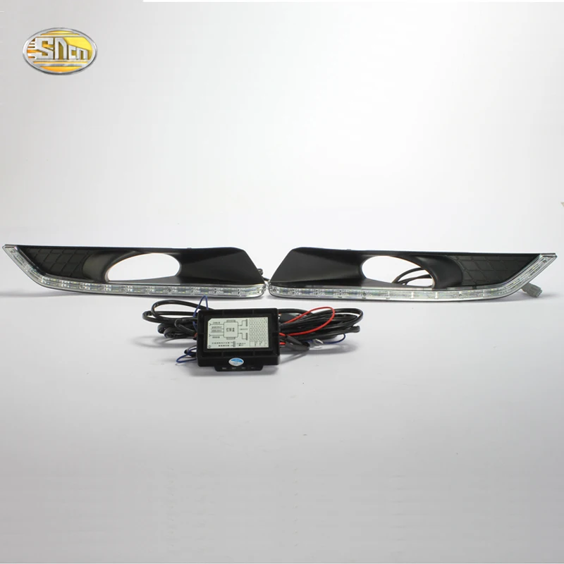 Светодиодные дневные ходовые огни SNCN для Honda Crosstour 2012 2013 противотуманные фары DRL с