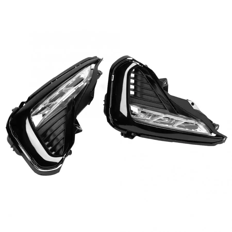 1 пара Автомобильные фары дневного света светильник сигнала поворота 2-Цвет